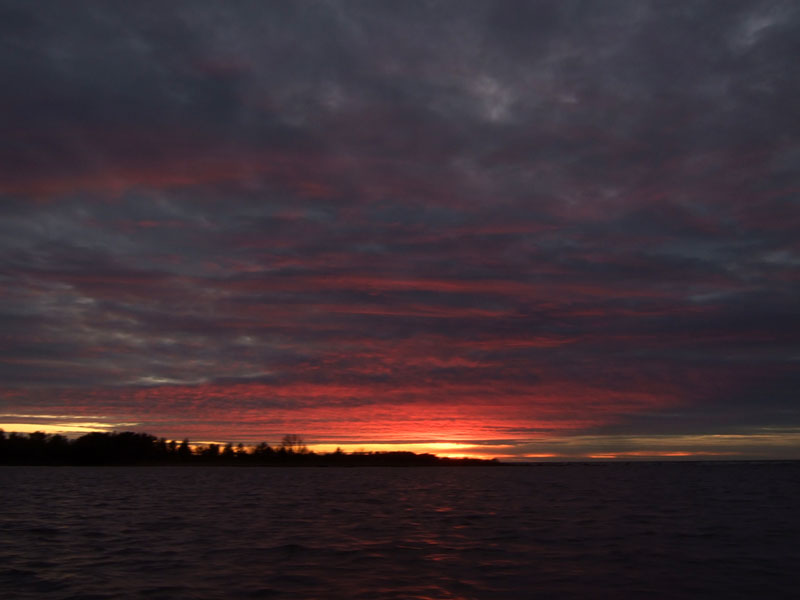 Auringon laskettua