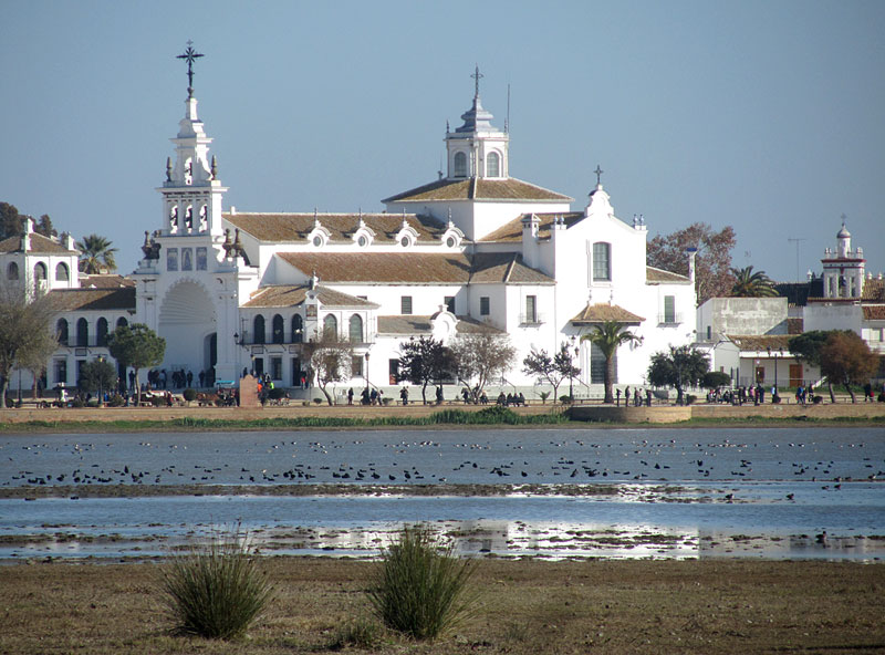 El Rocion kirkko ja laguuni El Rocion kirkko ja laguuni