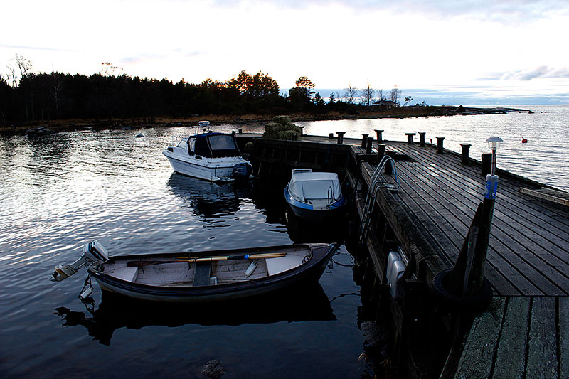 Kruununm&ouml;lj&auml;n laituri ja veneet