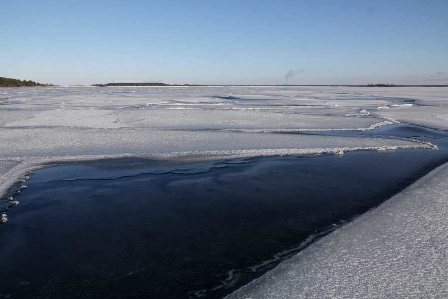 Pohjoisrannan jäätyneet lautat Pohjoisrannan jäätyneet lautat
