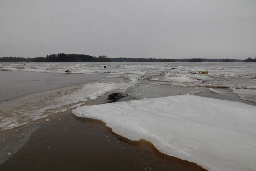 Jäänraja Pihlavanlahdella Jäänraja Pihlavanlahdella